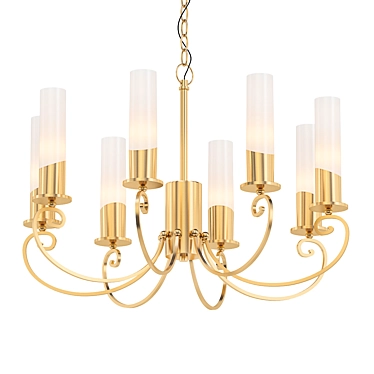Banci Gold Hanging Chandelier 3D model image 1 