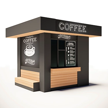 Exterior Vendor for Coffee Shop 3D model image 1 