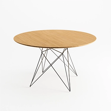 Arcos Dining Table - Modern Elegance 3D model image 1 