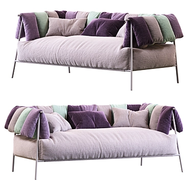 Modern and Stylish Sofa 3D model image 1 
