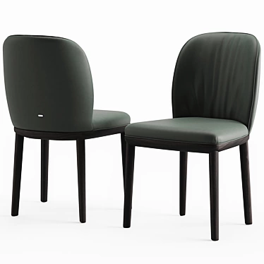 Sleek and Stylish Cattelan Italia Chris Chair 3D model image 1 