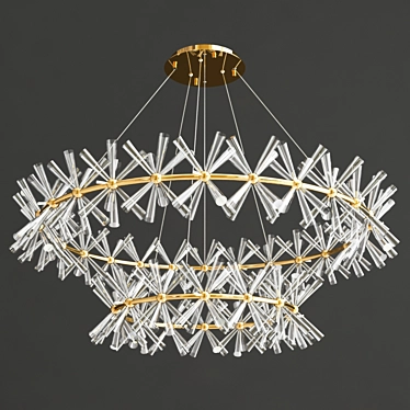 Elegant Marianna Chandelier 3D model image 1 