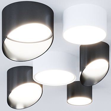 AiLati Mine Modular Ceiling Lamp 3D model image 1 