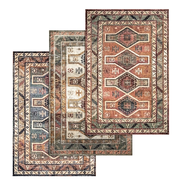 Versatile High-Quality Carpet Set 3D model image 1 