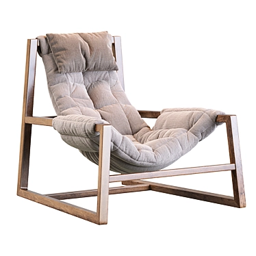 Comfy Italian Armchair 3D model image 1 