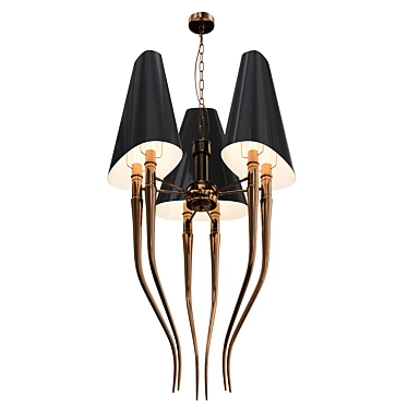 Elegant Diablo 3 Pendant Light 3D model image 1 