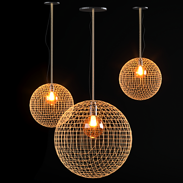  Modern LED Light Fixture 3D model image 1 