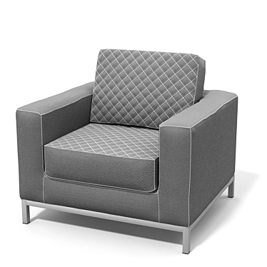 Cozy Reclining Armchair 3D model image 1 