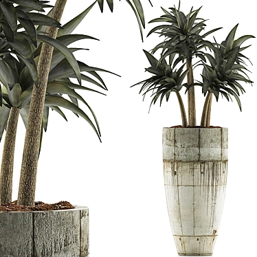Sleek Greenery Collection: 94 Plants 3D model image 1 