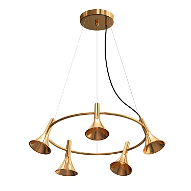 Stylish Jesper Ståhl Ceiling Lamp 3D model image 1 