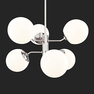 Elegant Elation: Estee Chandelier 3D model image 1 