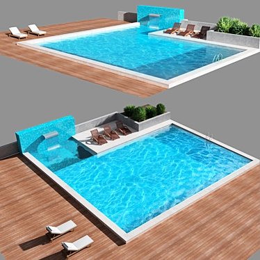 Ultimate Pool Design Kit 3D model image 1 