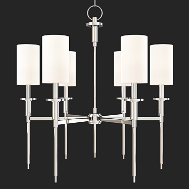 Elegant Amherst Chandelier 3D model image 1 