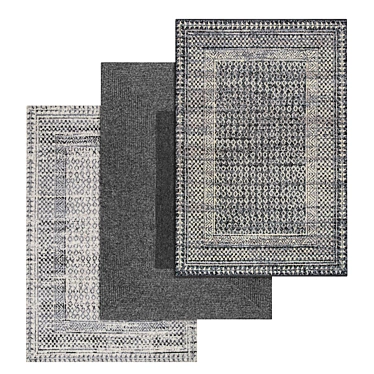 Luxury Carpet Set - High-Quality Textures 3D model image 1 