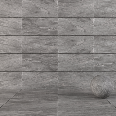 Mineral Fog Concrete Wall Tiles 3D model image 1 