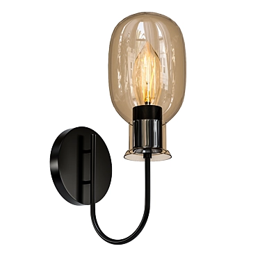 Elegant Odeon Grif Wall Sconce 3D model image 1 