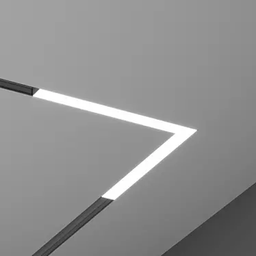 HOKASU OneLine+ LF Angle Track Light 3D model image 1 