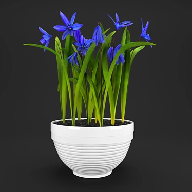 Forest Blooms Potted in Proleski 3D model image 1 