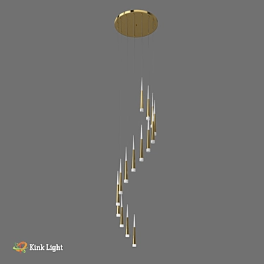 Kink Light LED Cafe Suspension 3D model image 1 