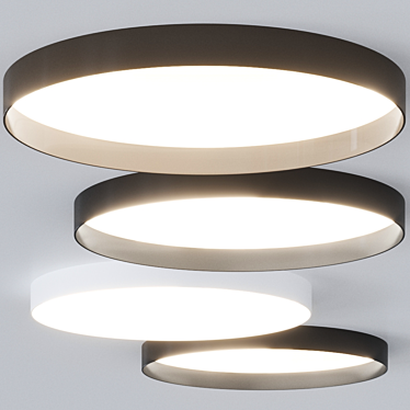 Sleek UP 4442 LED Ceiling Light 3D model image 1 