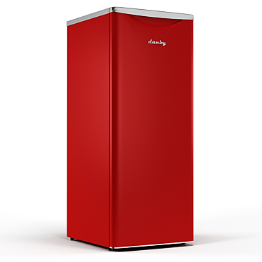 Danby Retro Style Red Fridge | 11 cu.ft. Capacity 3D model image 1 