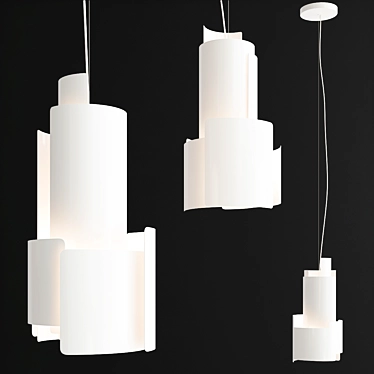 Modern LED Pendant Lamp 3D model image 1 
