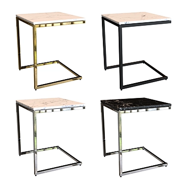 Smart Tables_Set - Sleek and Functional 3D model image 1 