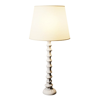 Sleek and Chic Rocky Lamp 3D model image 1 