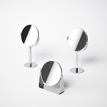Glamorous Zack Cosmetic Mirror Set 3D model image 1 