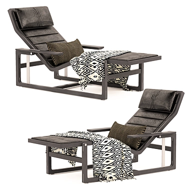 Byron Lounge Chair: Unmatched Comfort & Elegance 3D model image 1 