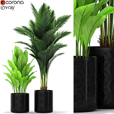  Lush Greenery Collection: 380 Varieties 3D model image 1 