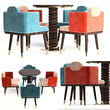 Mezzo Ashby-Gordon: 3Dmax Vray Render Furniture 3D model image 1 