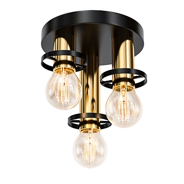 Elegant Lucide Anaka Chandelier 3D model image 1 