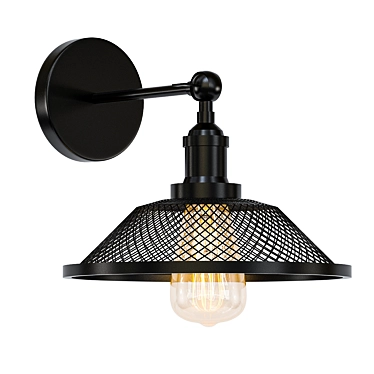  Industrial Mesh Dome Ceiling Light 3D model image 1 