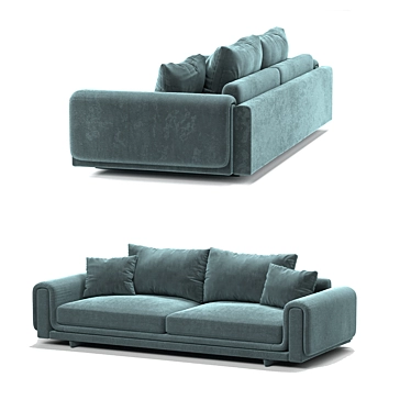 Modern Roche Bobois Underline Sofa 3D model image 1 