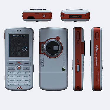 Sony W800i: High-Polygon 3D Model 3D model image 1 