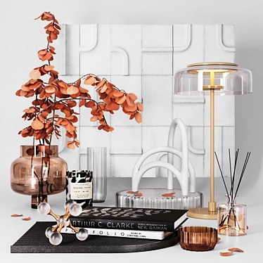 Decorative Set: Modern Elegance 3D model image 1 