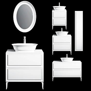 Laufen Classic Washbasin Set 3D model image 1 