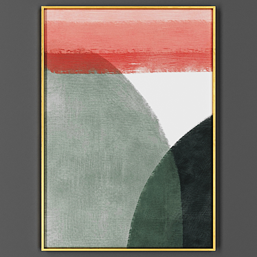 Elegant Framed Artwork 3D model image 1 