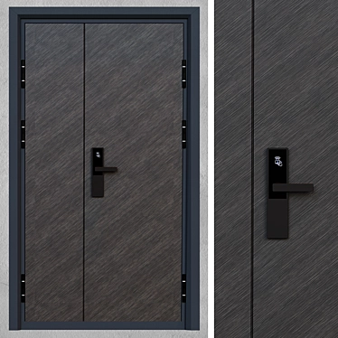 Exterior Door - Security and Style 3D model image 1 