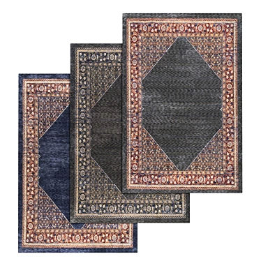 Luxury Carpet Set: High-Quality Textures 3D model image 1 