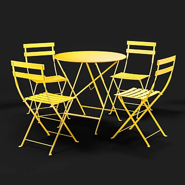 Fermob Bistro Outdoor Set 3D model image 1 