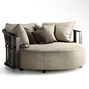 Poltrona Frau Scarlett Sofa: Elegant and Versatile 3D model image 1 