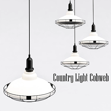 Vintage Country Light Cobweb 3D model image 1 