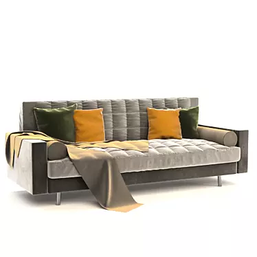 Modern Rok 003 Sofa: 3D Max & Obj Files! 3D model image 1 