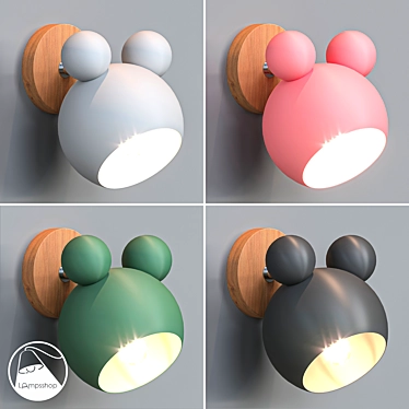 Mikki Sconce: Chic and Modern 3D model image 1 