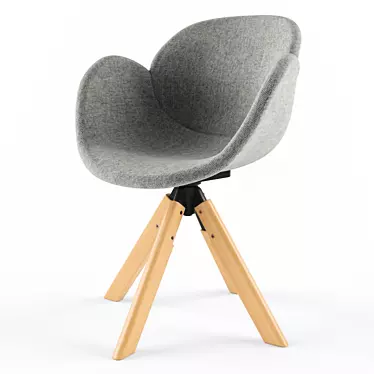 Elegant FL Dining Chair 3D model image 1 