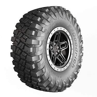 Rugged Performance: BFGoodrich Wheels 3D model image 1 