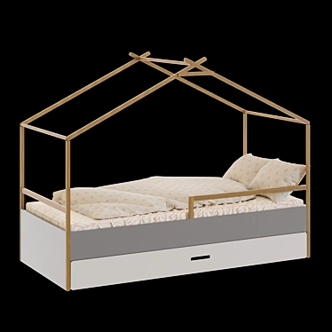 Cosy Retreat Teepee Tent 3D model image 1 