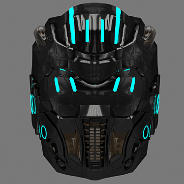 Sci-fi assault helmet